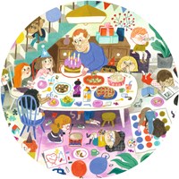 Djeco puzzle anniversaire - puzzle d'observation 54 pièces enfants-3