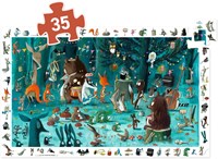 Djeco puzzle d'observation orchestre - 35 pièces carton FSC animaux musique-2