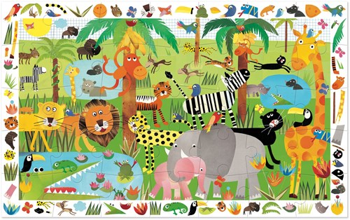 Djeco La Jungle - 35 pcs 
