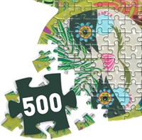 Djeco puzzle paresseux - puzzle 500 pièces pour enfants-2