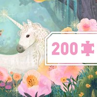 Djeco puzzle enfant 200 pièces - The edge of the woods-2