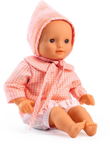 Djeco poupée bébé 32 cm Rose - poupée pour enfants