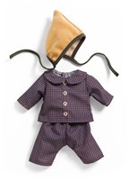 Djeco vêtements de poupée Ambre - ensemble en coton pour poupées bébé