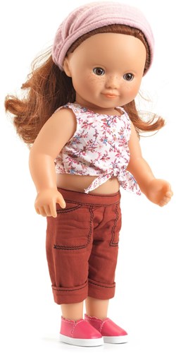 Djeco vêtements de poupée Burgundy - tenue élégante pour poupées-2
