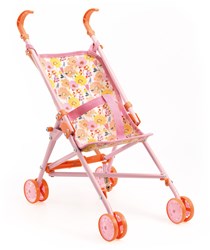 Djeco accessoires poussette poupée Flowers - 54 cm buggy léger