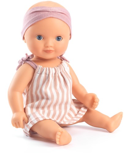 Djeco poupées 32 cm Prune - Poupée nageuse pour enfants