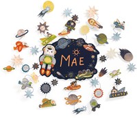 Djeco mosaïques & stickers Dans les étoiles - tableau créatif FSC MIX