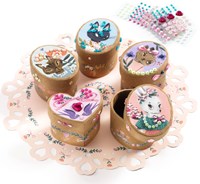 Djeco mosaïques & autocollants Mignon - coffret créatif pour enfants-3