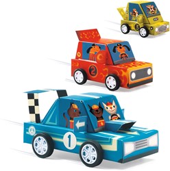 Djeco kit créatif Grand prix - voitures de course jouet FSC MIX