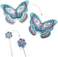 Djeco kit créatif mosaïques et autocollants fées jouet créatif-2