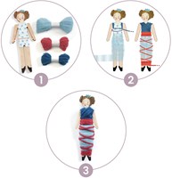 Djeco kit créatif Sweet night - fabrication de poupées FSC MIX-2