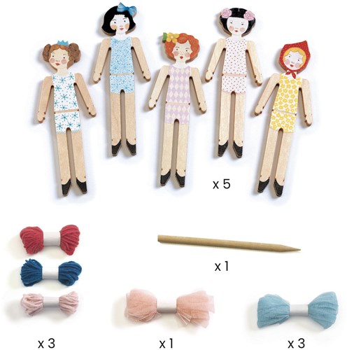Djeco kit créatif Sweet night - fabrication de poupées FSC MIX-3