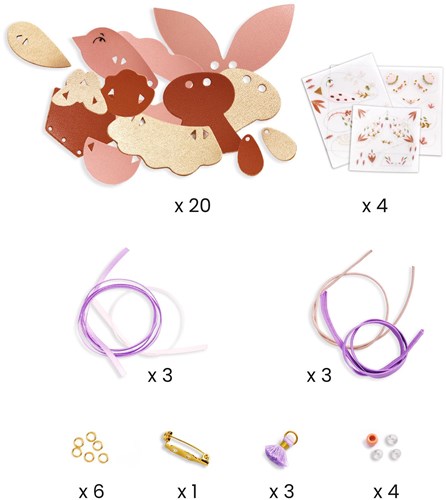 Djeco kit créatif Miss Rosefinch - bijoux créatifs FSC MIX-3