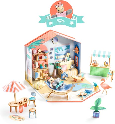 Djeco kit créatif maison Mi House - jouet créatif pour enfants-2