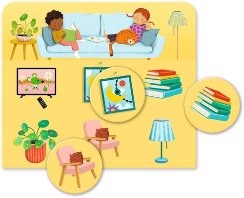 Djeco jeu éducatif La maison - Jeu de loto pour enfants-2