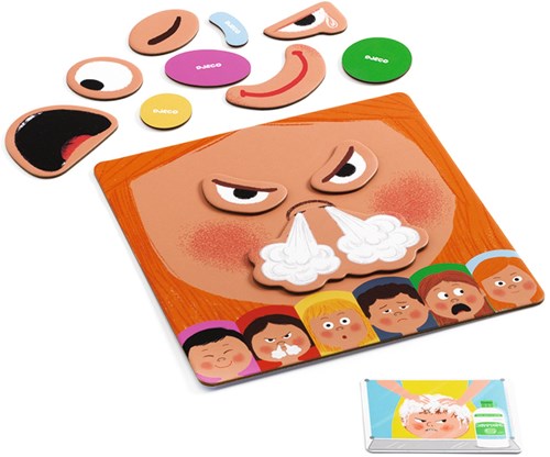 Djeco jeu éducatif Emotico - Apprendre les émotions FSC jouet
