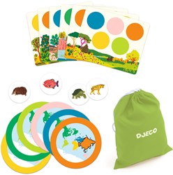 Djeco jouet éducatif Animo Mondo - cool school jeu d'animaux