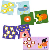 Djeco puzzle éducatif Duo apprendre à compter chiffres jouet