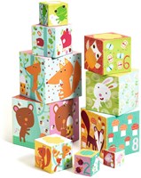 Djeco 10 cubes forêt