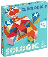 Djeco jeu de puzzle en bois Cubologic 9 - jouet éducatif FSC-2