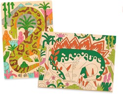 Djeco coffret créatif Dino world - set de coloriage créatif pour enfants