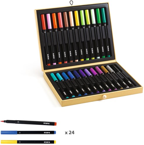 Djeco feutres First brush pens box - coffret créatif de feutres pour enfants