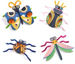 Djeco jeu de laçage Yarn bugs - coffret créatif pour enfants