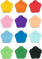 Djeco couleurs 12 crayons fleurs ergonomiques pour tout-petits-2