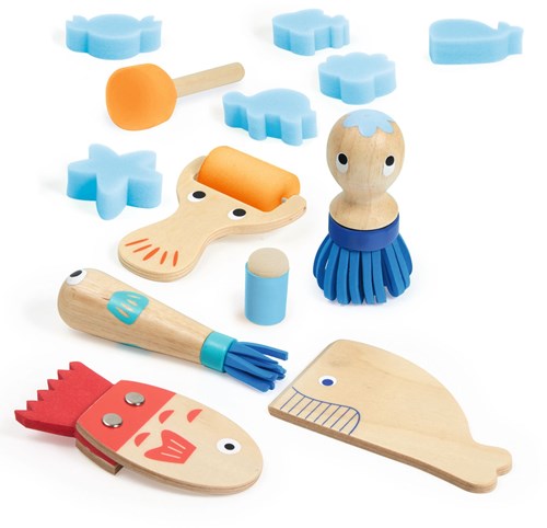 Djeco outils de peinture créativité peinture pour enfants