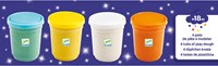Djeco pâte à modeler - set de pâte à modeler pailletée - 4 pots-3