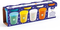 Djeco pâte à modeler - set de pâte à modeler pailletée - 4 pots-2