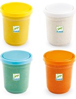 Djeco pâte à modeler - set de pâte à modeler pailletée - 4 pots