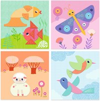 Djeco kit créatif découpage papier - stickers créatifs pour enfants