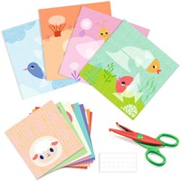 Djeco kit créatif découpage papier - stickers créatifs pour enfants-3