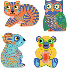 Djeco jouet de coloriage Animalo-Ma avec stylo à eau et animaux