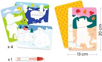 Djeco livre de coloriage 4 saisons - jouet créatif pour enfants-3
