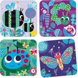 Djeco cartes à gratter petits animaux - activité créative bugs FSC MIX