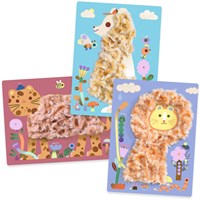 Djeco jouet créatif Les Petits - set de collage pour enfants