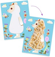 Djeco jouet créatif Les Petits - set de collage pour enfants-2