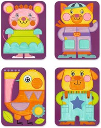 Djeco palette de peinture kit créatif Les Joufflus jouet créatif