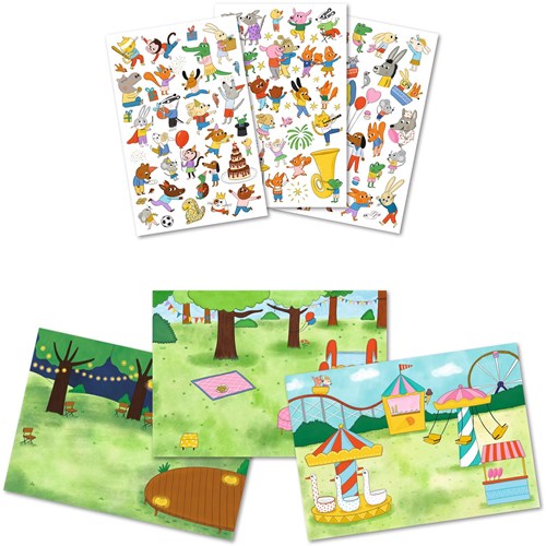 Djeco jeu festif pour enfants C'est la fête! plaisir de jouer joyeux-3