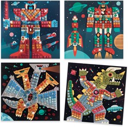 Djeco mosaïque Space Battle - jouet créatif pour enfants