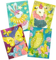 Djeco coffret peinture paillettes Carnival of the animals kit créatif