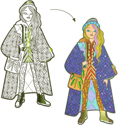 Djeco coloriages Bowie & amis - set créatif-2