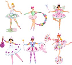 Djeco plaisir de colorier coloriages surprises Tutus - FSC MIX