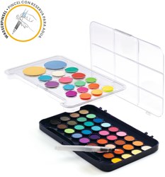 Djeco palette de gouache artiste - 53 couleurs pour enfants