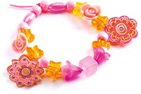 Djeco perles & bijoux Flowers - coffret créatif de perles pour enfants-2