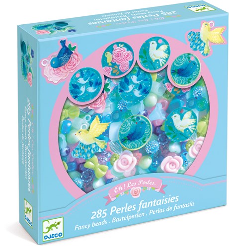 Djeco perles & bijoux Birds - coffret créatif de bijoux pour enfants-2