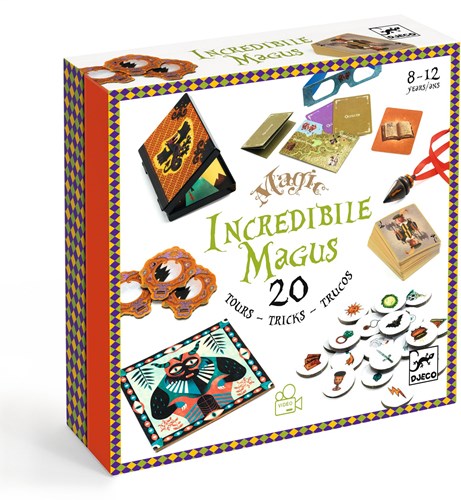 Djeco boîte de magie Incredibile Magus coffret de tours magiques pour enfants-3