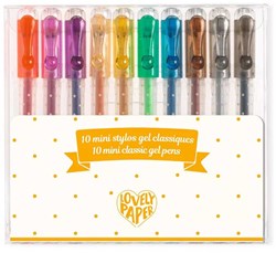 Djeco stylos gel set 10 mini classic écriture dessin